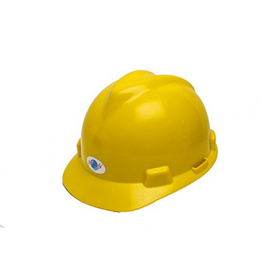 A hard hat that can be worn comfortably on the job.