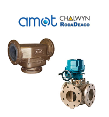 AMOT (USA) are one of the pioneers of the invention of industrial thermostatic valve developed for the marine industry.