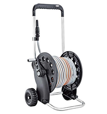 Practicality and ease of use are the “key words” describing this sturdy hose reel cart, easy to assemble and convenient to use.