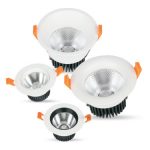 COB spotlight is designed with innovative adjustable optics that focuses light on desired areas. It has a reflector and clear optics, which create a sharp light beam without glare. These lighting systems can save energy savings for up to 90% and have extreme durability of 30,000 hours of life.