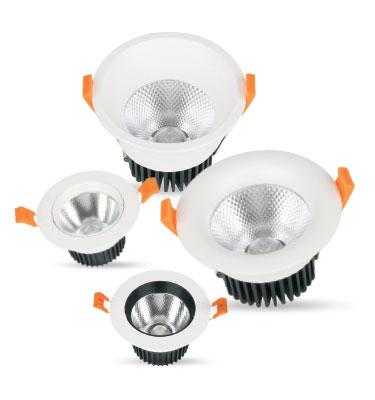 COB spotlight is designed with innovative adjustable optics that focuses light on desired areas.