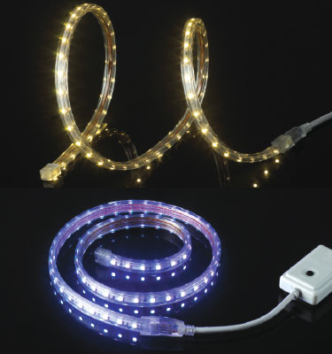 SMD soft LED strip light is a flexible circuit board that is populated with LED light.