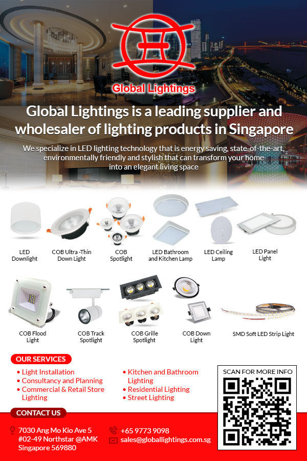 Global Lightings is a leading supplier and wholesaler of various lighting products in Singapore.