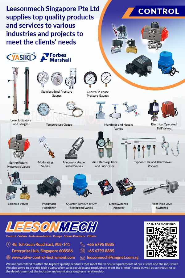 Are you in need of a supplier of pumps, valves, instrumentation, as well as, control and safety products that are designed to be used in chemical industries, refineries, construction, and other related areas? Leesonmech Singapore Pte Ltd can give you what you need.