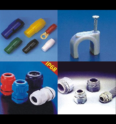 Our products also includes, vinyl tube, cable clip, cable gland, flexible conduit and adaptor.