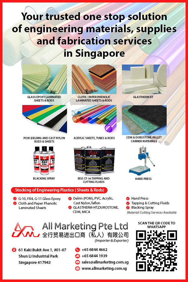 All Marketing Pte Ltd is an import, export trading and manufacturing company located in Singapore.