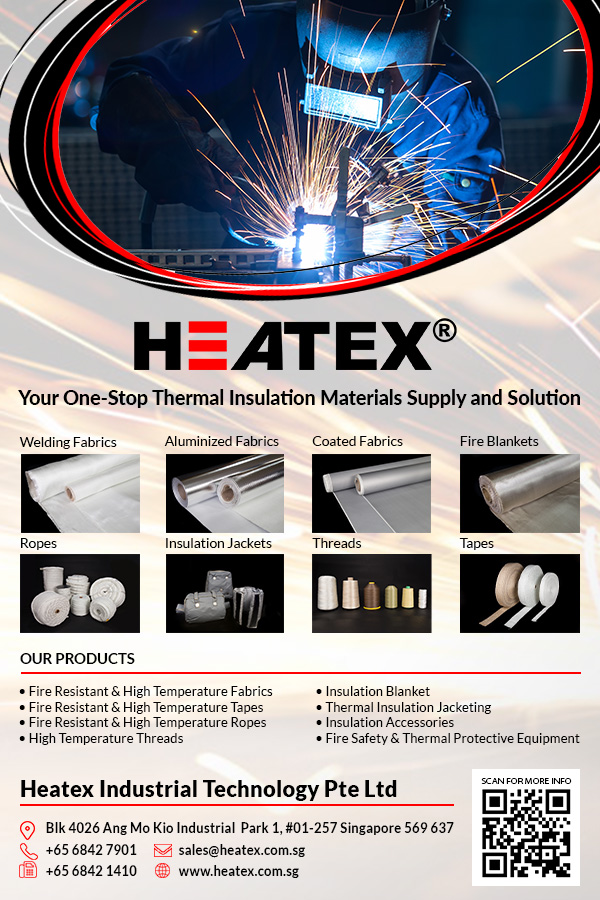 Heatex Industrial Technology Pte Ltd is a company that focuses on providing thermal insulation materials and fire and welding safety products.