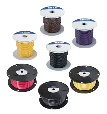 Ancor is the premier choice for marine grade wire and cable that offers superior reliability, performance and protection.