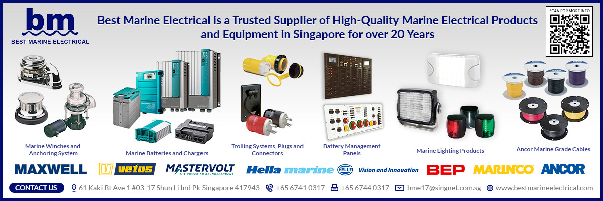 Best Marine Electrical is one of the leading providers of top quality ship equipment and supplies in marine industry in Singapore.