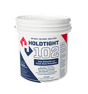 HOLDTIGHT 102 Salt Remover and Flash Rust Preventer is the top-selling solution in the industry, offering a multitude of benefits for any project.